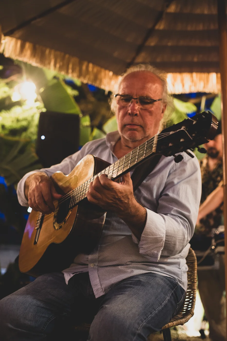 Artistas en nuestra terraza